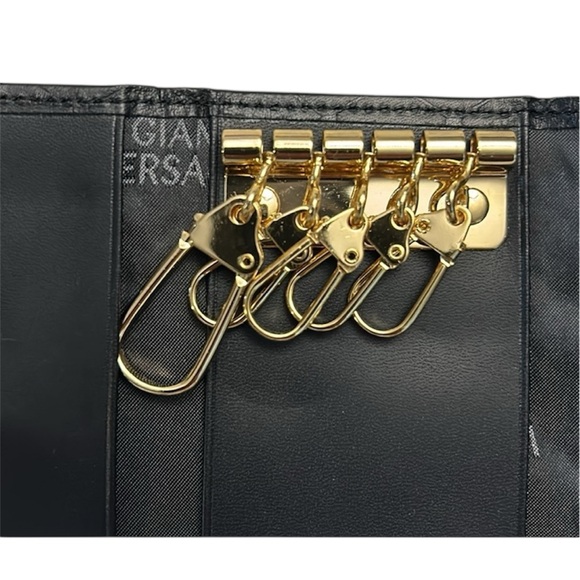 Versace Black and Gold Key & Card Holder - Picture 7 of 8